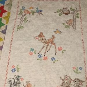 bambi baby blanket